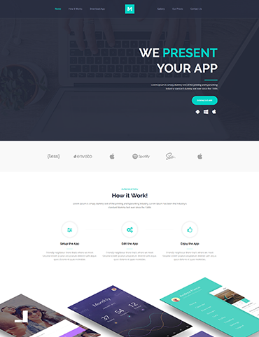 Metro App - Application HTML5 Template